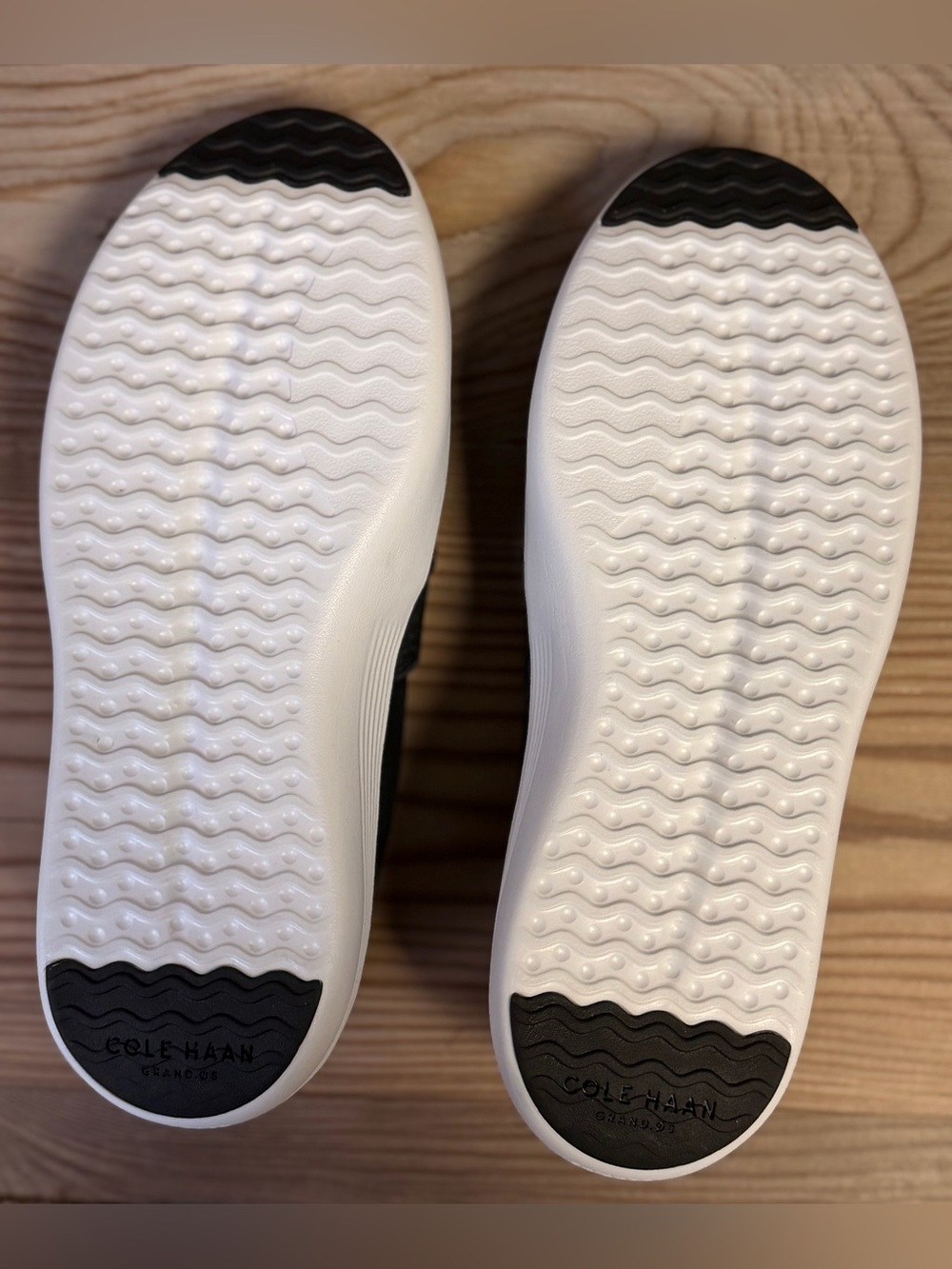 Cole Haan Grand Crosscourt Slip On Sneakers Black Perforated NIB No Box Size 5.5 - Picture 11 of 11
